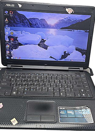 Ноутбук б/у asus p81ij (celeron t3500 2.1ghz/14"/1366x768/ram 2gb/hdd 320gb/dvd-rw/wi-fi/bluetooth/dos)
