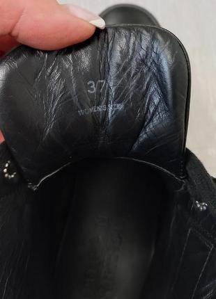 Кожаные женские ботинки ботинки hogan 7