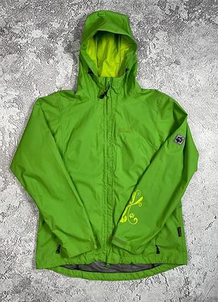 Мембранна куртка jack wolfskin оригінал л розмір жіноча трекінгова куртка jack wolfskin водонепроникна куртка