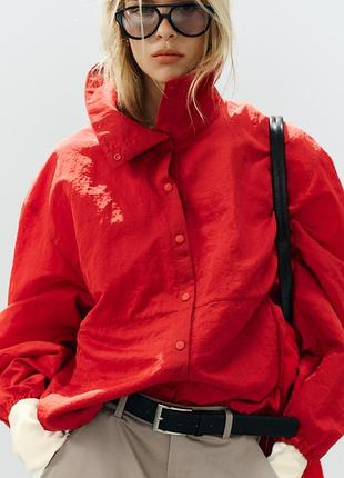 Куртка жіноча червона технічна zara new