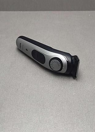 Машинка для стрижки волос триммер б/у braun beard trimmer series 7 bt7420 (5806) + gillette fusion proglide