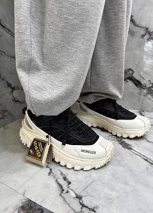 Moncler trailgrip gore-tex white black👟 4
