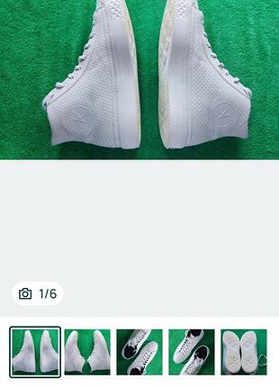 Кеди чоловічі converse chuck taylor all star hi modern white perforated білі