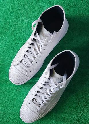 Кеди чоловічі converse chuck taylor all star hi modern white perforated білі