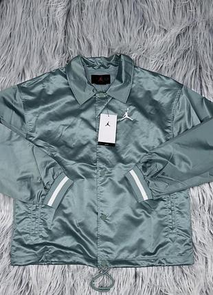 Бомбер жіночий nike coach green hj0087-017 бірюзового кольору. нова з біркою.