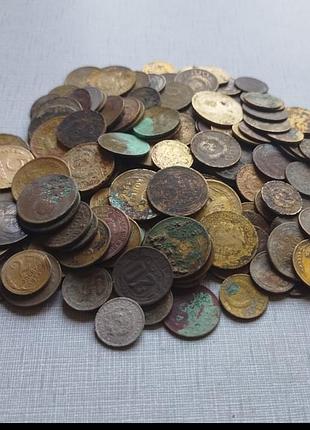 Монеты ссср дореформы 1924-57, 205 шт коп на эксперименты.
