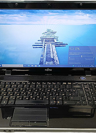 Ноутбук б/у fujitsu lifebook ah512 (15.6"/1366x768/intel pentium cpu b950 2100 мгц/ram 4gb/hdd 500gb)
