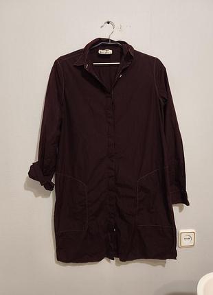 Дизайнкрское платье рубашка acne studios