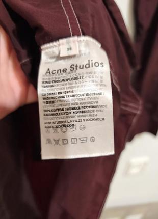 Дизайнкрское платье рубашка acne studios 5