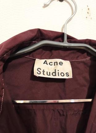 Дизайнкрское платье рубашка acne studios 3