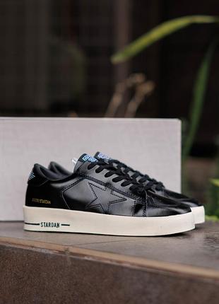 Golden goose ggdb stardan black white