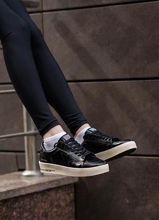 Golden goose ggdb stardan black white 4