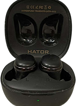 Наушники bluetooth-гарнитура б/у hator hyреrpunk truedots hta-410