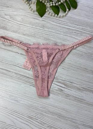 Трусики женские стринги из кружева 🖤🩷💚 8