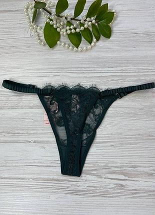 Трусики женские стринги из кружева 🖤🩷💚 6