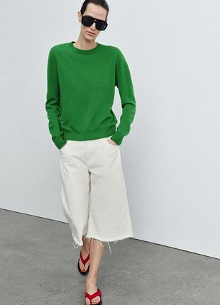 Шикарный свитер из нежной шерсти размер xs, s, m, l zara