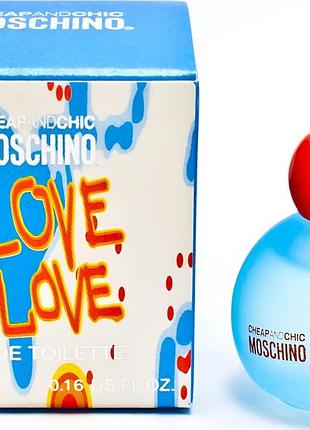 Moschino i love love парфумовага вода жіноча, 5 мл (мініатюра)