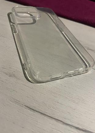 Чохол apple iphone 13 pro прозорий силіконовий 2