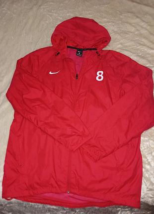 Куртка чоловіча nike червона плащівка