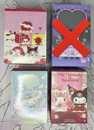 Фігурка sanrio kuromi, my melody, hello kitty