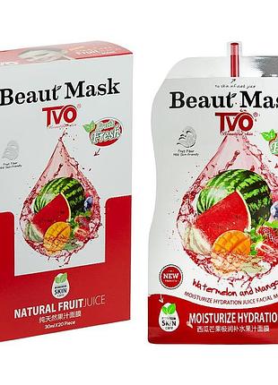 Маска тканинна 30мл зволожуюча для обличчя "watermelon and mango"