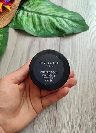 Сбитое крем-масло для тела ted baker london whipped body oil crème с ароматом розы и орхидеи объемом 50 мл