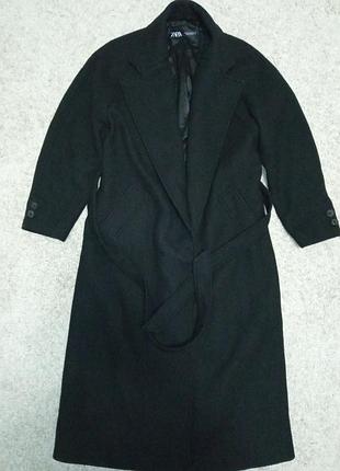 Пальто жіноче zara чорне xs