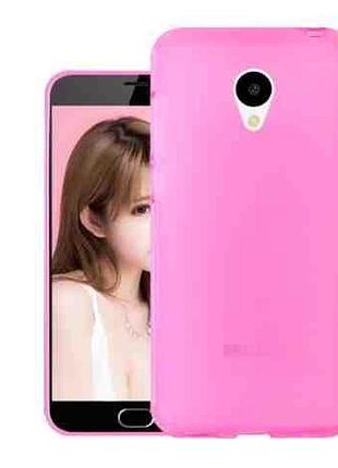 Чехол для мобильного телефона original silicon case meizu m5 pink