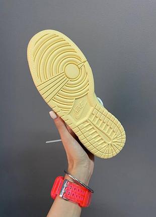 Кроссовки nike sb dunk off white “white silver” 8