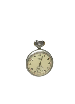 Б/у карманний годинник sekonda 18 jewels локомотив поїзда
