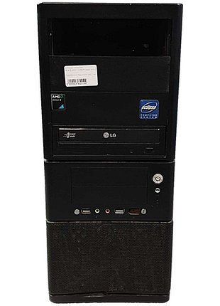 Настольный компьютер системный блок б/у сб (amd athlon ii x2 250 processor 3ghz, 2 gb ram, 500 gb hdd, amd hd 5450)