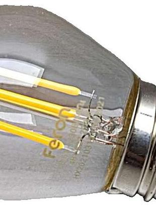 Б/у feron filament lb-61 4вт e27 2700k