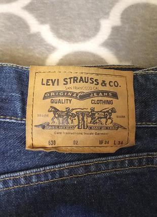 Джинси чоловічі levi's 630 темно-сині вінтажні , 1980-1990.брюссель (бельгія)