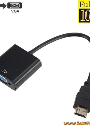 Адаптер hdmi vga d-sub перехідник vga d-sub hdmi конвертер vga d-sub hdmi між hdmi vga d-sub adapter smart tv cablexpert