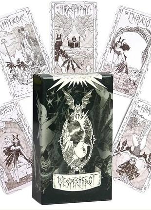 Vespertarot гадальные карты таро веспер колода карт графика