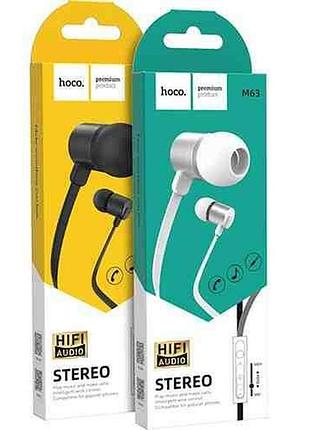 Наушники bluetooth-гарнитура hoco m63 black