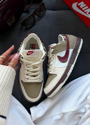 Dunk low "khaki leopard " 4