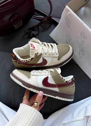 Dunk low "khaki leopard " 2