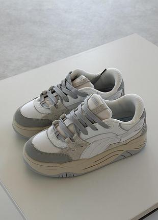 Кроссовки puma 180 grey white
