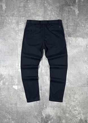 Чоловічі штани чиноси брюки boss hugo boss хуго босс schino taber tapered fit завужені чорні оригінал чиносы босс брендові розмір l xl w34 l32