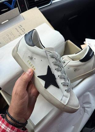 Golden goose white black star