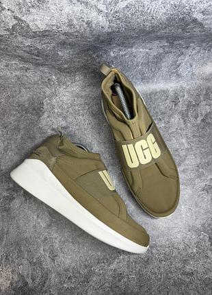 Оригінальні жіночі сліпони / кросівки ugg neutra sneaker (хакі / олива)