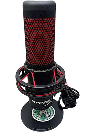 Микрофон б/у hyperx quadcast hx-micqc-bk