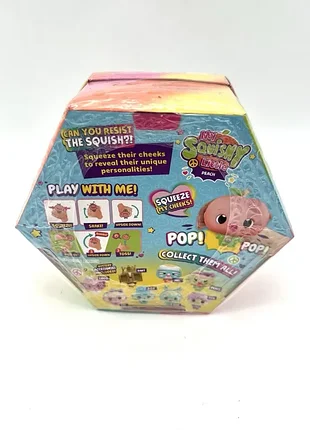 Інтерактивна іграшка для дівчинки wowwee my squishy little peace, персик 3