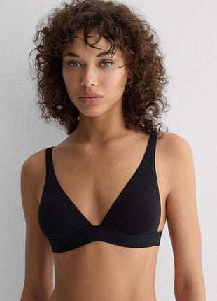 Бюстгальтер intimissimi с треугольными чашками marica из хлопка