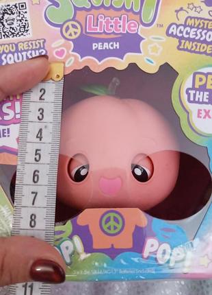 Інтерактивна іграшка для дівчинки wowwee my squishy little peace, персик 4