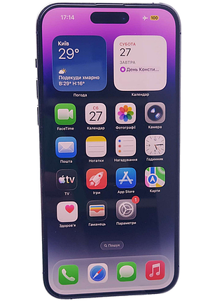 Мобільний телефон смартфон б/у apple iphone 14 pro max 128 gb