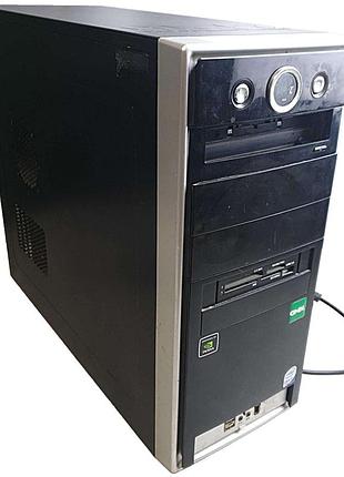 Настольный компьютер системный блок б/у сб (intel core 2 quad cpu q6600 2.4ghz/ram 3gb/hdd 500gb/nvidia 9600gt)
