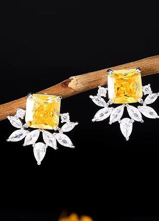 Серьги «yellow aura» 3