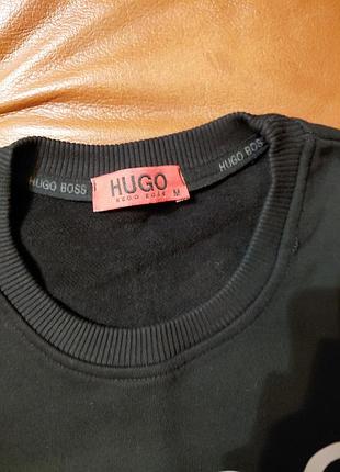 Спортивна кофта hugo чорна туречина. 3